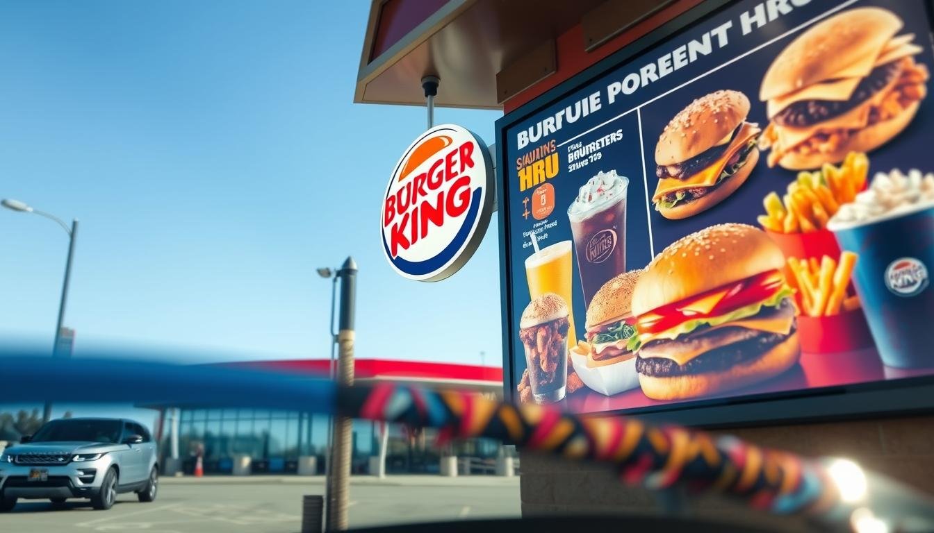 burger king drive thru menu