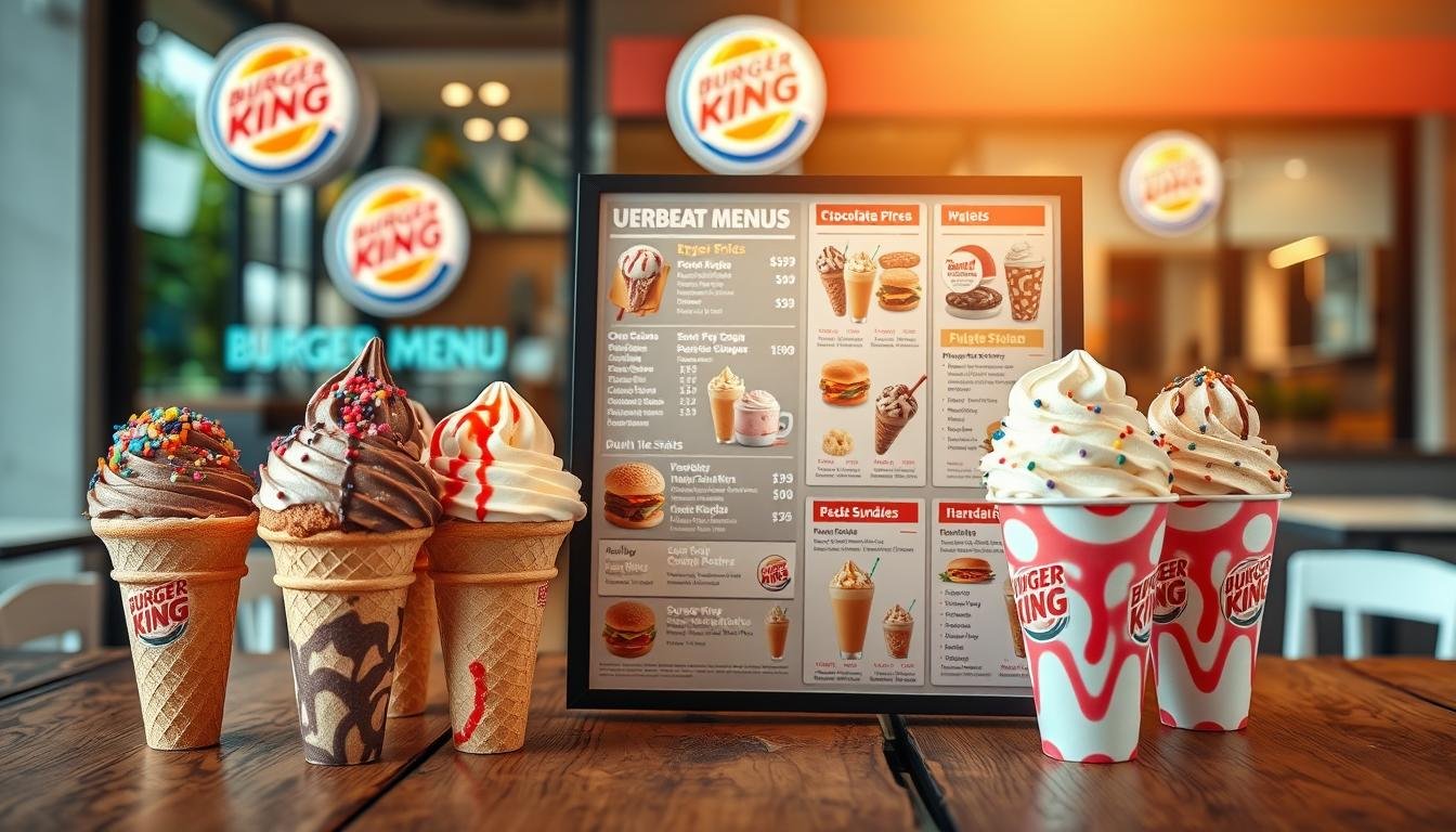 burger king ice cream menu