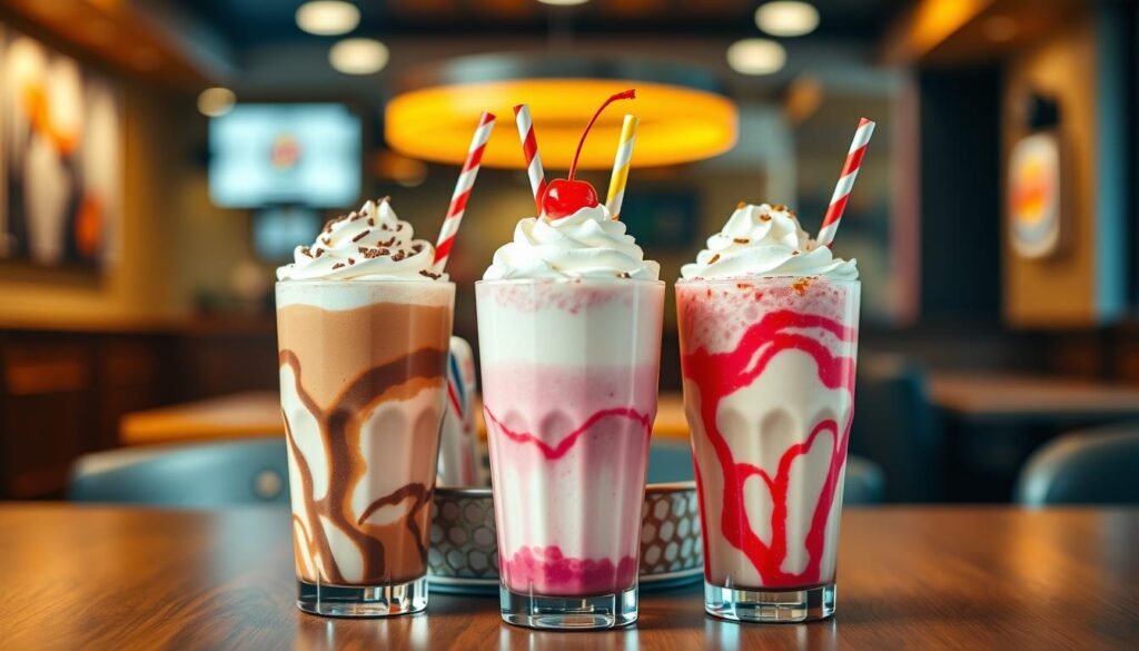 burger king shakes calories