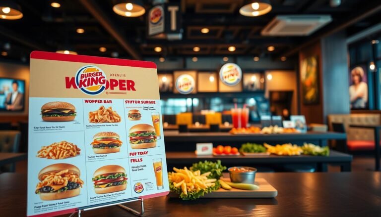 burger king whopper bar menu