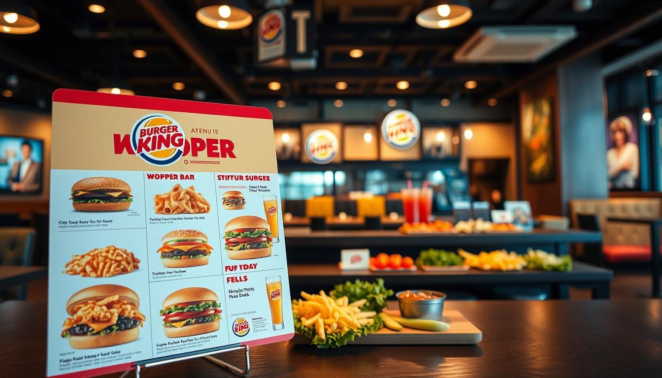 burger king whopper bar menu