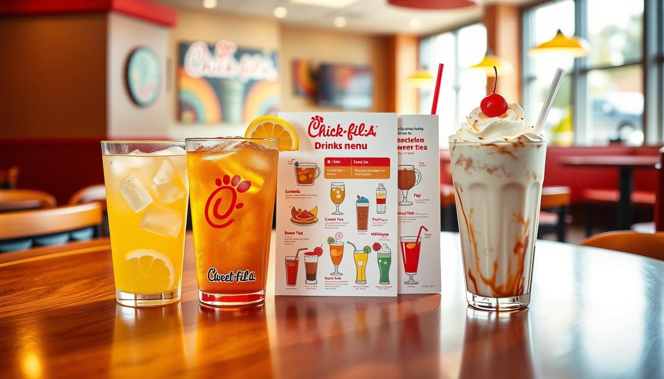 chick fil a drinks menu