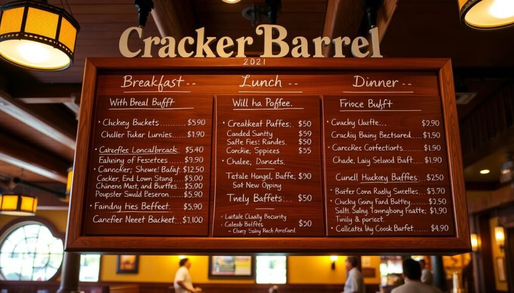 cracker barrel buffet pricing