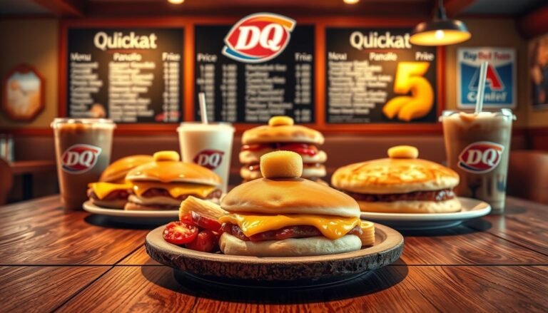 dairy queen breakfast menu with prices