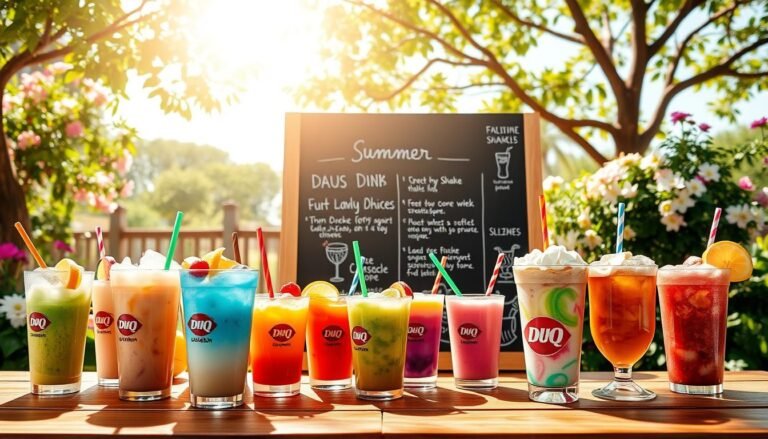 dairy queen drinks menu
