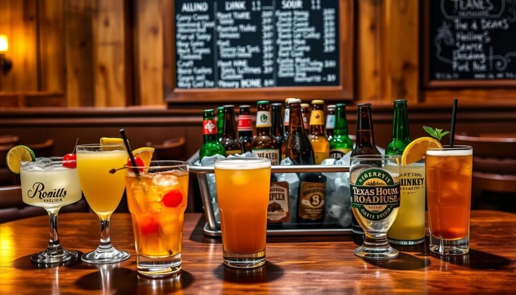 texas roadhouse drink options