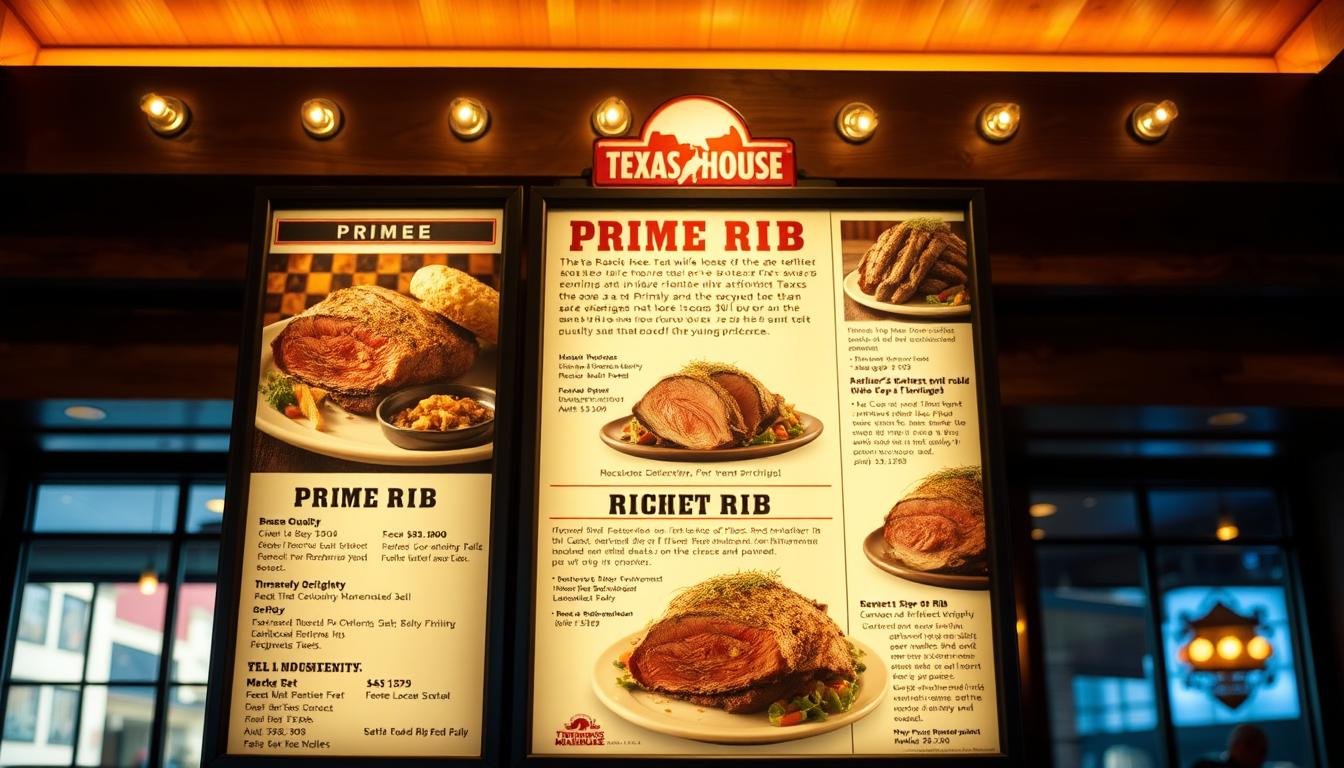 texas roadhouse prime rib menu