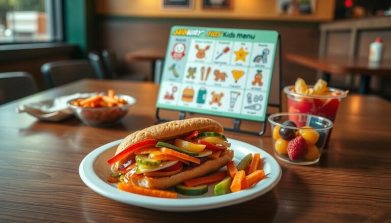 subway kids menu