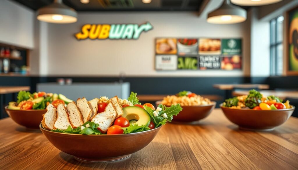 subway protein bowl menu