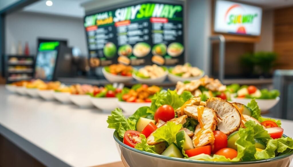 subway salads menu