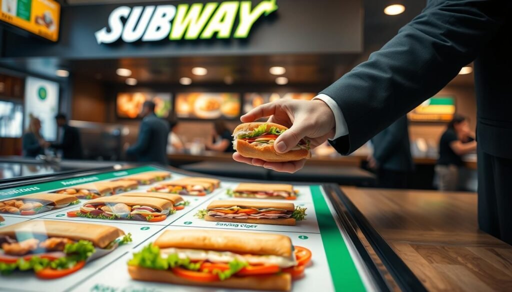 subway sandwich menu